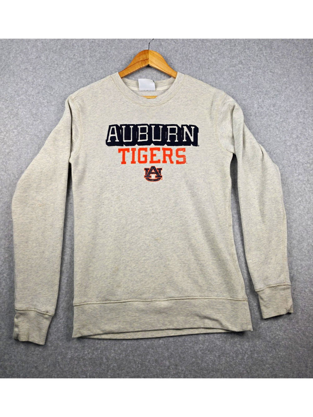 Champion Authentic Athleticwear Auburn Tigers Gray Crewneck Sweatshirt Size S